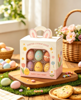 Sacs d'emballage pour bonbons et chocolats en forme d'œuf, personnalisés, à thème mignon, de qualité alimentaire, thermoscellables, en OPP/PET/PE