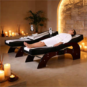 Cama de Masaje de Spa con Calefacción Infrarroja de Piedra Natural de Jade, con Altura Ajustable para el Hogar y Salón - Product Image 6