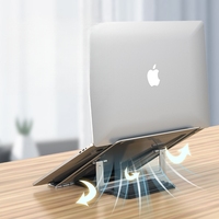 Soporte de Aluminio MQ para Laptop, Plegable, Portátil, Ajustable, con Refrigeración, Elevador de Escritorio, Venta al Por Mayor