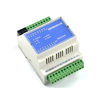 Módulo de E/S Remoto con Protocolo Modbus WST-BSI-0808R con 8 Entradas y 8 Salidas de Relé RS232/485, Material PC+PCB para Hogar Inteligente