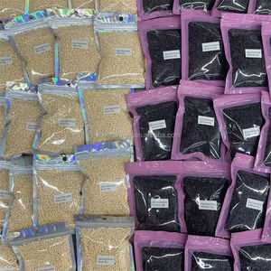 Kératines italiennes de qualité supérieure, 100 g par flacon, couleurs ambre transparentes, granulés, perles pour extensions de cheveux K/I/U/V, outils - Product Image 4