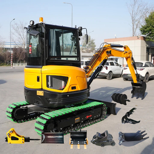 Excavator Mini Multifungsi Euro 5 3,5 Ton untuk Pekerjaan Kehutanan dan Perkotaan, Mesin Diesel Hidrolik - Product Image 1