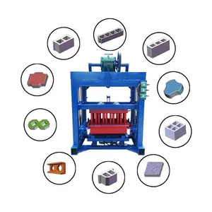 Máquina de bloques huecos semiautomática de molde de ladrillo de hormigón fácil de usar y mantener