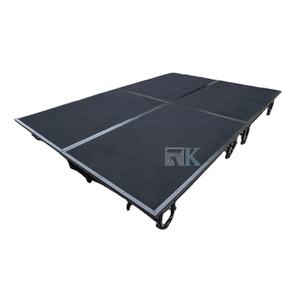 Scène de spectacle intérieure anti-rouille 6ft*8ft avec finition moquettée en acier - Product Image 1