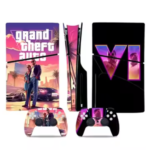 Vinilo Adhesivo con Diseño Impresionante para <span class=keywords><strong>PS5</strong></span> Slim, Edición de Protección con Diseño de Disco OST y Vinilo Digital Nuevo - Product Image 1