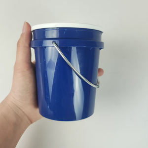 Balde Pequeno de Plástico Reciclável de Alta Qualidade com Tampa e Alça 400ML para Tinta - Product Image 2