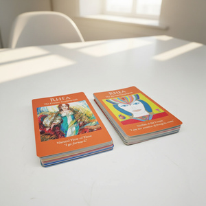 Boîte magnétique bleue de luxe, impression personnalisée, cartes de tarot et cartes d'<span class=keywords><strong>oracle</strong></span> avec guide - Product Image 2