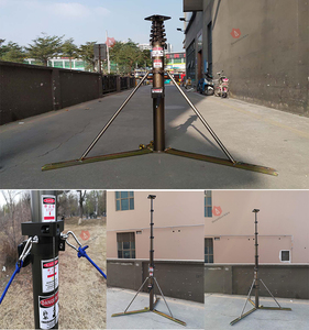 Mástil de torre de luz Manual, antena telescópica móvil con trípode - Product Image 6