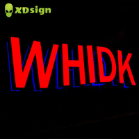 Écran LED extérieur, lettres en relief personnalisées, enseigne rétroéclairée par LED, publicité 3D, éclairage étanche IPX7, décoration, Bluetooth