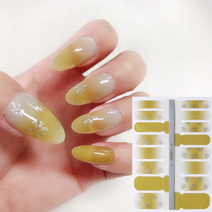 Envolturas de uñas láser con brillo de pegatinas de uñas OEM sin fábrica - Product Image 5