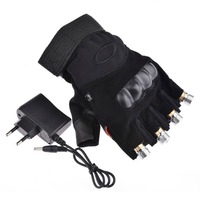 Gants LED lumineux en tissu rechargeables avec 4 lasers verts 532nm 80mW pour scène, DJ, club, soirée, spectacle