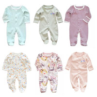 Lots de vêtements mixtes : Barboteuses pour bébé, Vêtements mode, Tenues Goku pour bébé de 6 mois, Combinaisons tricotées en gros, Pantalons longs fleuris pour bébé