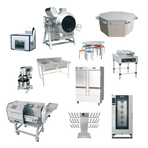 Thiết bị nhà bếp thương mại thép không gỉ đầy đủ nhà bếp đặt cho nhà hàng & khách sạn phục vụ bàn hàng đầu bao gồm - Product Image 5