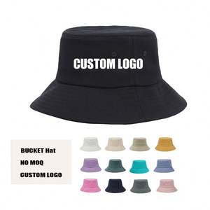Gorras de Pescador Personalizadas con Logotipo Bordado, Sombreros de Playa Casuales 100% Algodón - Product Image 1