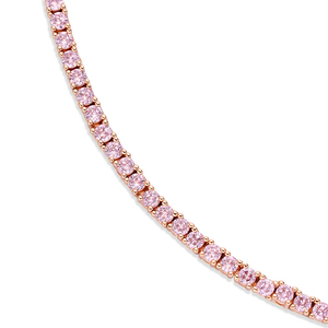 Gioielli <span class=keywords><strong>di</strong></span> san valentino collana a catena da donna con zirconi cubici tagliati a cuore ghiacciato collana con cuneo da donna Bling - Product Image 3