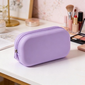 Bolsas de Almacenamiento de Silicona Suave Personalizadas de Alta Calidad, Mini Bolsa de Cosméticos de Viaje para Uso Diario, Venta al Por Mayor - Product Image 4