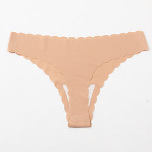 Slip Donna Sexy a Vita Bassa in Seta Ghiaccio Ultra Sottile Antibatterico Tinta Unita Lavorato a Maglia Altamente Elastico Senza Cuciture Traspirante Confortevole - Product Image 5