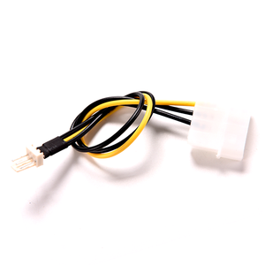<span class=keywords><strong>5.25</strong></span> 4พิน MOLEX ชายถึง3.5 4Pin ฟล็อปปี้ดิสก์หญิงพีซีสายไฟ Cbales - Product Image 3