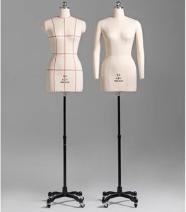 Hombro plegable tamaño Europeo forma de vestido femenino <span class=keywords><strong>para</strong></span> coser maniquí <span class=keywords><strong>modista</strong></span> - Product Image 1