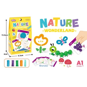 Kit Artistico STEM con Argilla Colorata, Giocattolo Educativo Fai-da-Te per Bambini e Bambine 2025, Divertenti Strumenti per Argilla Magica, Vari Stampi in Plastica - Product Image 1