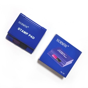 Tampon encreur auto-adhésif de haute qualité, non toxique, pour bureau, multi-usages, en plastique, avec boîte colorée, design rectangulaire - Product Image 5