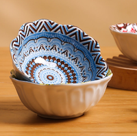 Service de table de mariage en céramique et porcelaine écologique de style minimaliste, coloré, avec soucoupe et bol sous-glaçurés, marque TRESUN