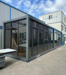 Kính trong suốt tường Rèm <span class=keywords><strong>container</strong></span> với LED chiếu sáng khả năng tương thích cho các sự kiện ban đêm - Product Image 3