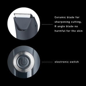 Coupeur en céramique rechargeable par USB <span class=keywords><strong>Tondeuse</strong></span> à cheveux électrique sans fil étanche pour hommes - Product Image 4