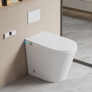 WC intelligent monobloc avec chasse automatique, siège chauffant et réservoir intégré – <span class=keywords><strong>Toilette</strong></span> <span class=keywords><strong>japonaise</strong></span> pour salle de bain - Product Image 6