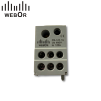 Distributeur de puissance à courant élevé WEBOR PB-125-7G pour équipements d'automatisation