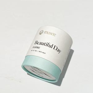Boîte cylindrique en carton écologique personnalisée pour produits de bain cosmétiques, emballage en tube en papier pour produits de soin de la peau - Product Image 1