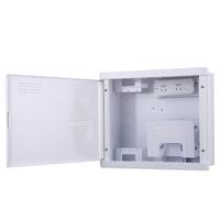 Kotak Multimedia Hub Distribusi Kabel Rumah Pintar Berbahan ABS Injection Molded untuk Manajemen Jalur FTTH, Ethernet, TV & Telepon