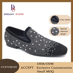 Chaussures Oxford de mariage personnalisées pour hommes en cuir véritable, motif original de haute qualité, design DIY avec perles, caractéristique légère, collection automne - Product Image 2