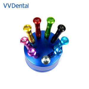 Technicien de laboratoire dentaire Kit de tournevis standard 9 pièces Ensemble d'outils d'implant de pilier Ensemble de tournevis de laboratoire - Product Image 2