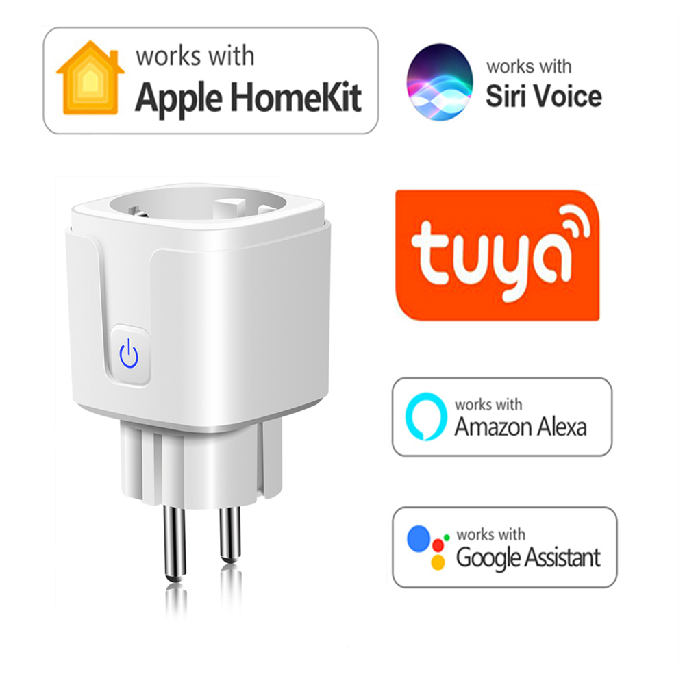 WHDZ01 SIXWGH Presa Intelligente Zigbee EU per Domotica Tuya, Monitoraggio Consumi, Compatibile con Google Home e Alexa