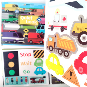 Libro Interattivo Silenzioso per Bambini, Giocattolo Educativo, Il Mio Primo Libro delle Attività, Libro Fai-da-Te per l'Apprendimento e il Riconoscimento delle Forme - Product Image 2