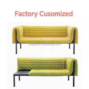 Muebles italianos de lujo para sala de estar, marco de madera maciza, tela personalizada/cuero, edredón grande, juego de sofá, silla de salón para sala de estar - Product Image 3