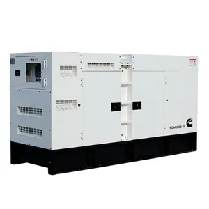 Yedek güç 100 kw 100 kva dizel jeneratör bekleme Generador Powered By Cummins motor otomatik Transfer anahtarı ile