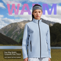 Veste d'hiver imperméable et coupe-vent unisexe, veste en polaire à une seule pièce pour la randonnée, le camping et les activités de plein air