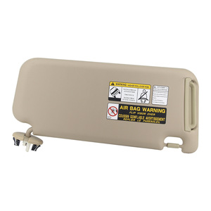 Pare-soleil beige Toyota RAV4 74320-42501-A1 monté sur le toit avec miroir de courtoisie - Product Image 1