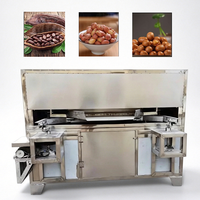 Machine à torréfier les cacahuètes au charbon de bois à cuisson uniforme, four de torréfaction pour les usines de snacks locale