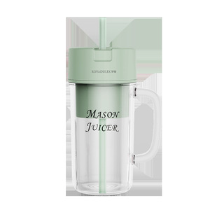ROYADULEX Mason Nouveau Gobelet à Jus Portable Mini Extracteur de Jus Domestique Rechargeable par USB Gobelet à Jus Sans Fil Pack Cadeau - Product Image 4