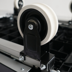 King <span class=keywords><strong>Global</strong></span> Super Silent Tragbarer Wagen Schwarz Pritschen wagen Lagerung für Haushalts supermarkt Allrad-Klapp design OEM - Product Image 5