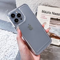 Coque de téléphone en TPU haute transparence pour iPhone 13 Pro Max, antichoc, avec impression design spatial, compatible 17 18