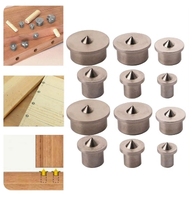 Outils 1/4 Goujon Tenon Center Set Travail Du Bois Top Localisateur Bois Rond Poinçon Meubles En Bois Point De Centrage Perçage