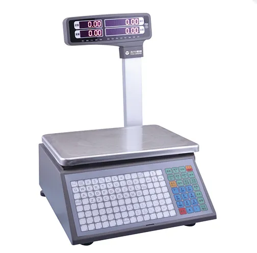 10000PLU Support English Or Arabic Language Management System Printing Barcode Scale Connect RS232 To PC Strong Heavier Body