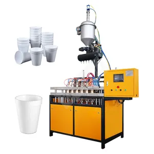 EPS foam styrofoam polistiren kopi/teh/air/es krim cup/mug/mangkuk membuat mesin lini produksi