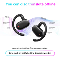 Auriculares Intrauditivos Inalámbricos con Bluetooth 5.4, Pantalla Digital, Larga Duración, Sin Cancelación de Ruido, Auriculares TWS