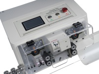 ZCBX-102 Machine de coupe et de dénudage de fils entièrement automatique à 4 roues, dénudeur haute précision 0,1-4 mm², max. 6 conducteurs, écran tactile