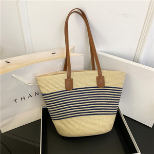Bolso de Hombro Tejido de Moda para Mujer, Bolso de Mano, Bolso Cruzado de Playa para Mujer - Product Image 2